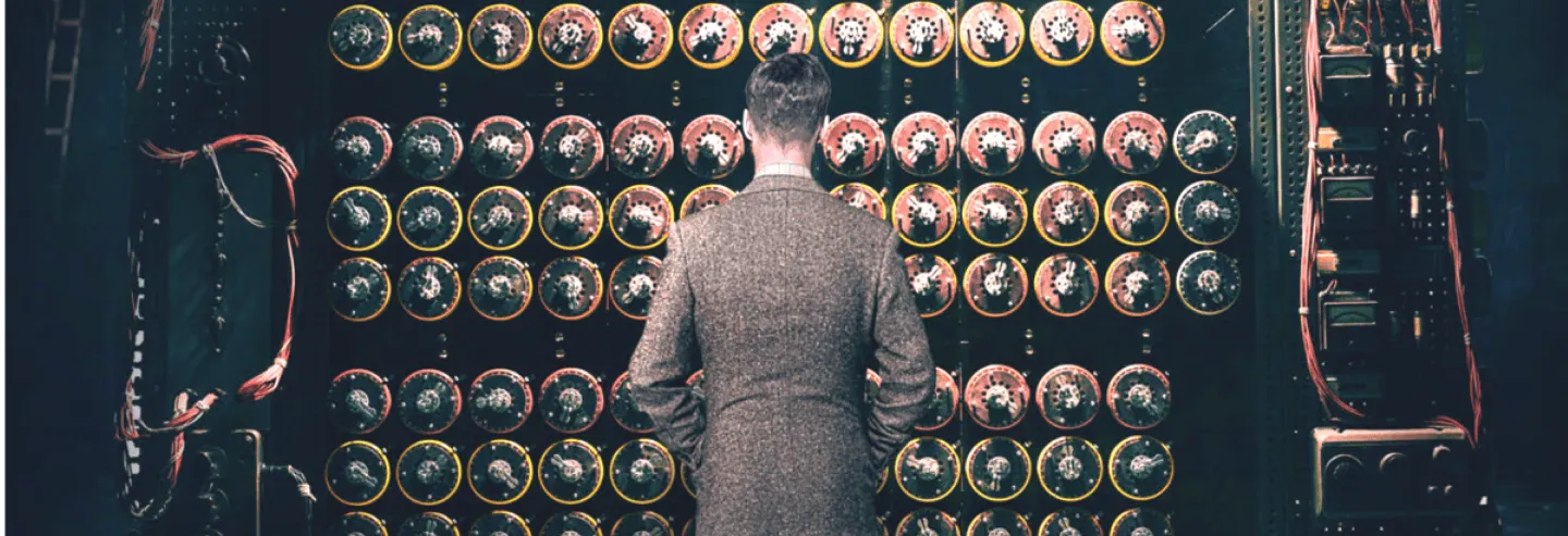 man with turing machine